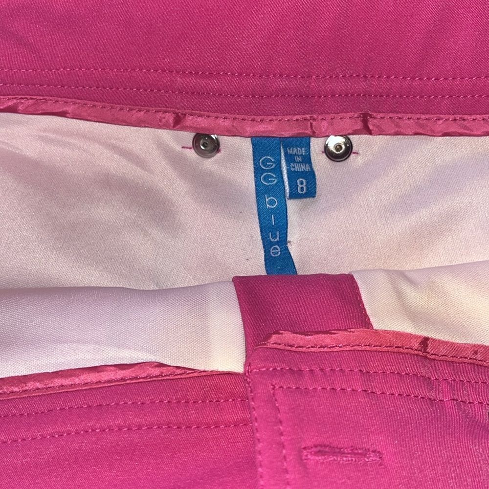 EXCELLENT USED CONDITION SIZE 8 GG BLUE BOCA PLEATED PINK GG BLUE SKORT - Picture 4 of 8